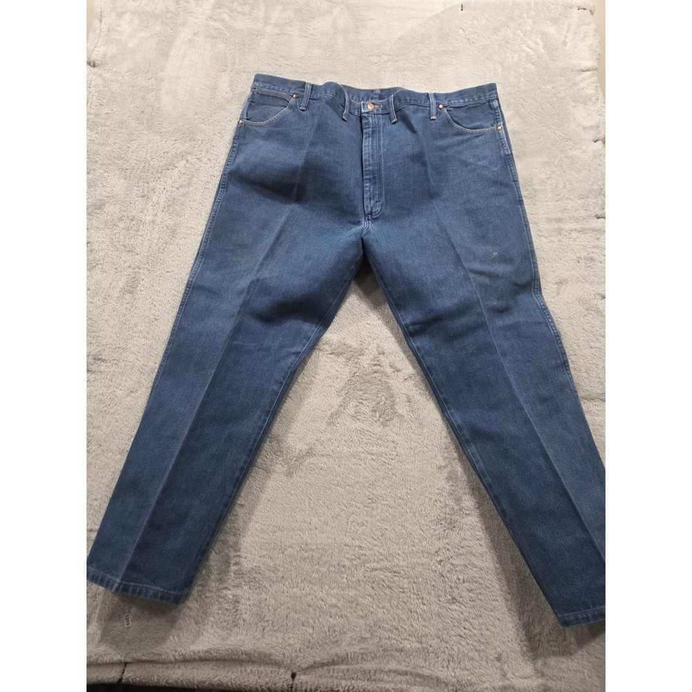 Wrangler Jeans Mens Sz  48x30 Medium Wash 13mwzpw Denim Western